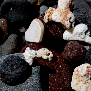 Des galets d'une plage de Côte d'Opale - France  - collection de photos clin d'oeil, catégorie clindoeil